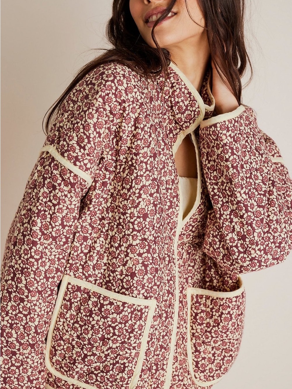 Free People Quilted Chloe Jacket